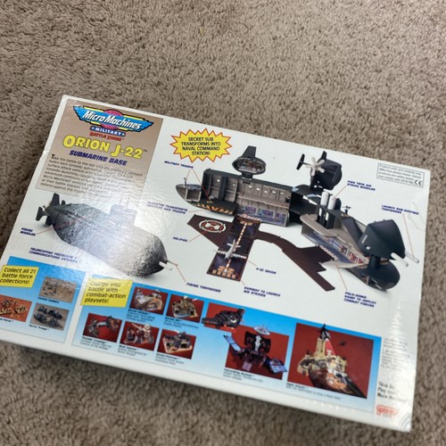 Vintage 1998 Galoob Micro Machines Military Orion J-22 Submarine Base 65568 Neu - Bild 7 von 9