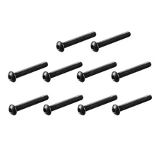 M4x30mm Thread 10.9 Alloy Steel Button Head Hex Socket Cap Screw Bolt 50pcs