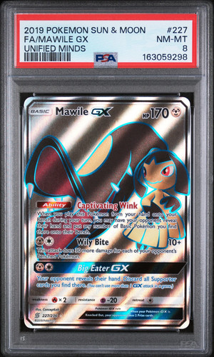 Mawile-GX graded PSA 8 for sale on eBay