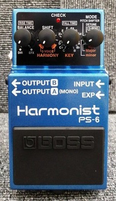 Boss PS-6 Harmonist Pitch Shifter 3-Voice Harmony Super Bend Detune Expression