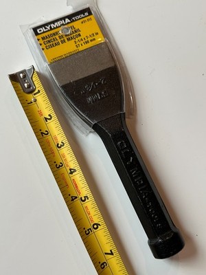 Olympia Tools Masonry Chisel # 31-312 ,2 1/4in- 7 1/2in, USA