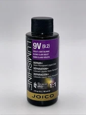 Joico LumiShine Demi-Permanent Liquid Hair Color 9V 9.2 VIOLET LIGHT BLONDE  2oz