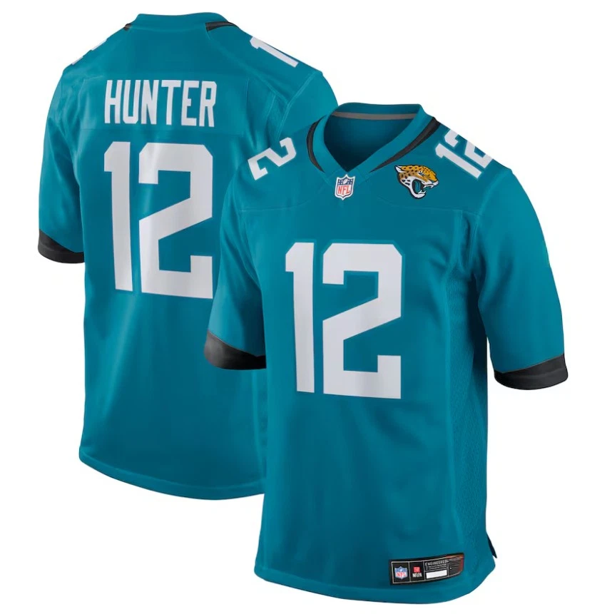 Men's Jaguarss #12 Travis Hunter 2025 Stitched  Jersey