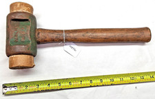 Garland No. 4 Vintage 4 lb. Rawhide Faced Mallet Hammer, Saco Maine, USA