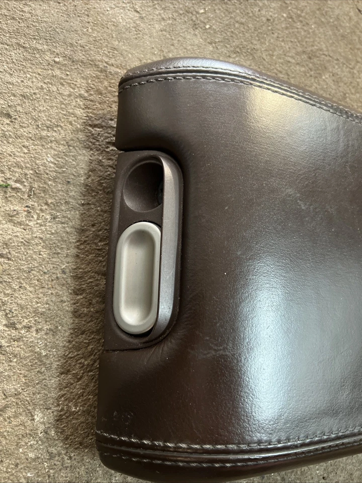 Ford F-150 F150 Platinum Center Console Cover Lid Armrest Leather Brown 2009-14 - Image 2 of 4