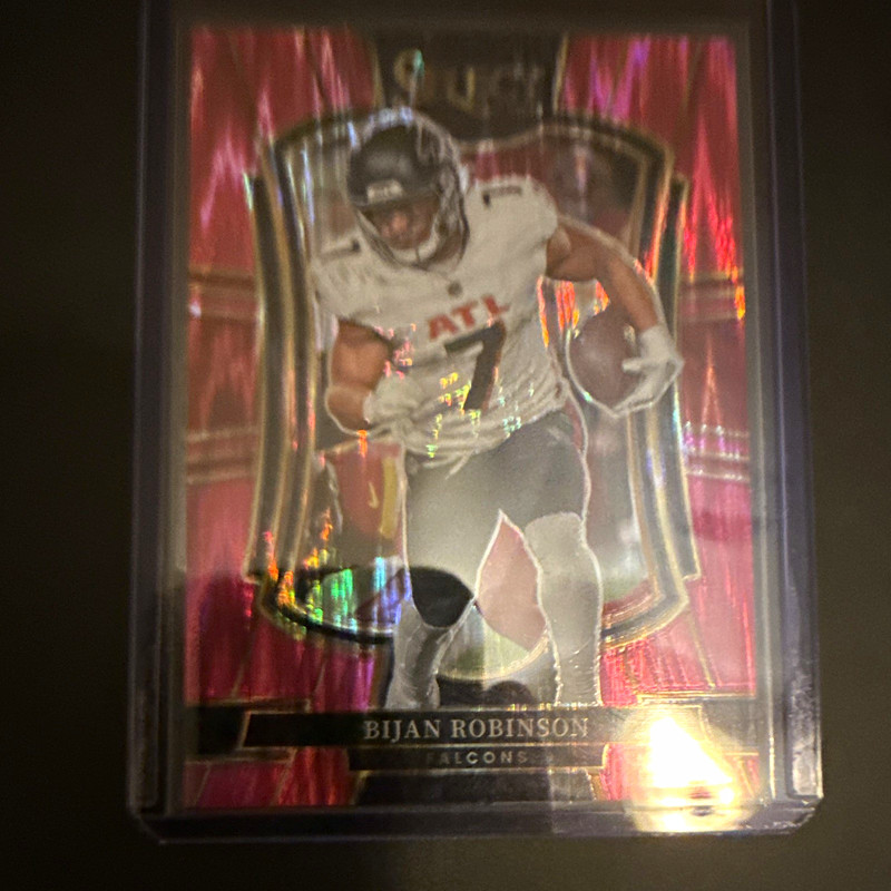 Panini Certified Bijan Robinson Atlanta Falcons Red Foil Parallel C U-6 Card