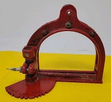 Vintage Sears (?) Red Miter Mitre Box Saw Attachment Tool Hardware