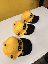 Jegs Adjustable Ball Cap Hat Black Yellow High Performance Automotive Parts