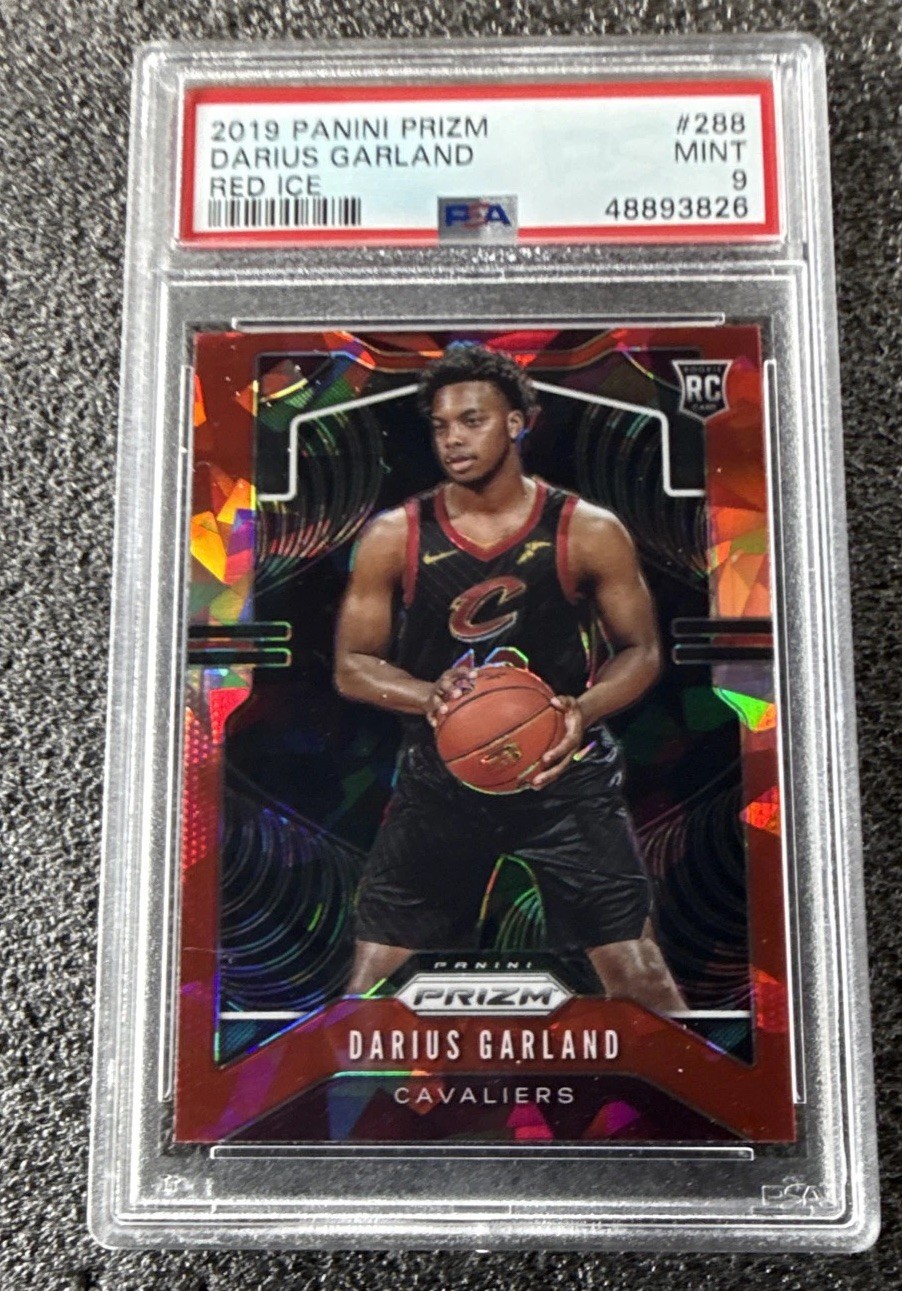 2019-20 Panini Prizm - Rookie Darius Garland #288 Red Ice Prizm (RC) PSA 9