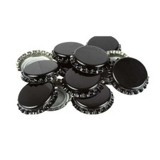 Kronkorken SCHWARZ 26mm neu / neue Kronenkorken Bier selber brauen Hobbybrauer