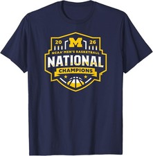 Michigan Wolverines National Champs 2026 Basketball Unisex T-Shirt