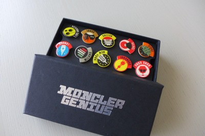 Moncler Genius City Pin Badge Set of 10 Brooch Lapel Pins Jacket