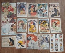 Lotto 12 stampe Art Nouveau Belle Epoque Jugendstil Liberty