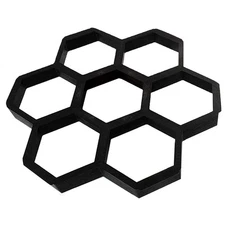 CJGQ 15.7"x15.7"x1.57" Concrete Molds Reusable Walk Maker Stepping Stone Pave...