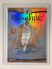 2025 Topps Finest Baseline Autographs Duncan Robinson Orange Refractor /25 Heat