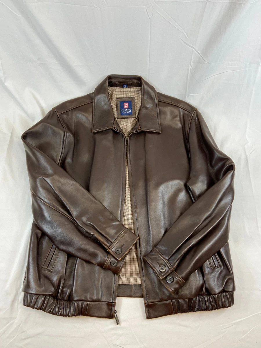 Chaps Leather Jacket products for sale | eBay