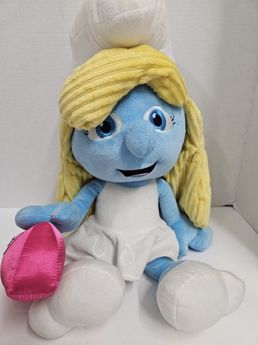 Smurfette 21" Plush Toy Blue White Sunglasses Girl Sister Smurf