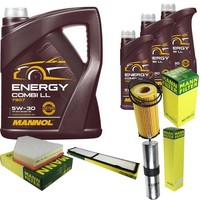 Mann Inspektionspaket 8L Mannol Energy 5W-30 FüR BMW E91 325D 330D E93 E90