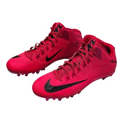 Men's Nike Alpha Pro Football Cleats Breast Cancer Pink Sz 13 884803-606