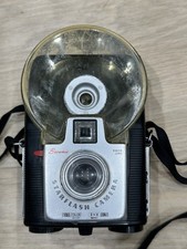 Vintage Brownie Starflash Camera Dakon Lens With Strap Flash No Bulb Color B W