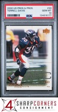 2000 UPPER DECK PROS & PROSPECTS #24 TERRELL DAVIS HOF POP 5 PSA 10