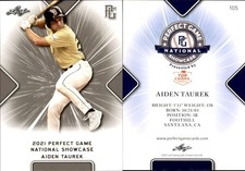 AIDEN TAUREK 2021 LEAF PERFECT GAME 