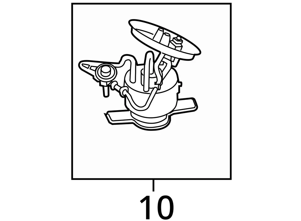 Fuel Pump Only 4.4L Twin Turbo Tank Mounted Fits 13-17 BMW 550i GT 844095 Foto 3 de 4