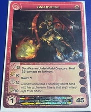 LP Chaotic Takinom Premium Foil Dawn of Perim Super Rare Underworlder Max WSE