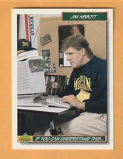 Jim Abbott Michigan Wolverines 1992 Upper Deck #78 Flint MI