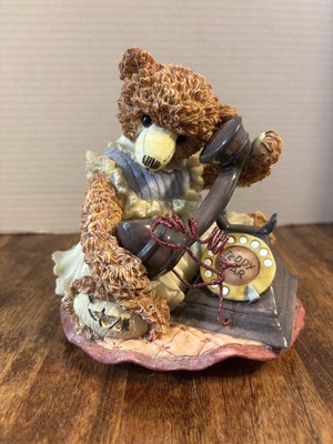 Vintage O'Well Teddy Bear Music Box Plays Nicely ''Getting To Know You'' (O)