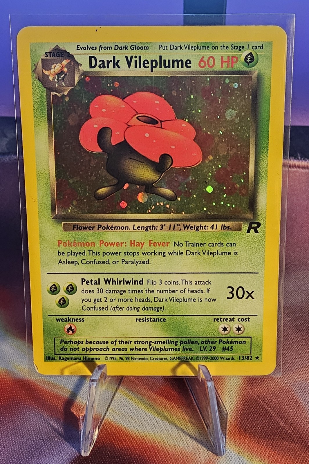 Dark Vileplume 13/82 Team Rocket Holo