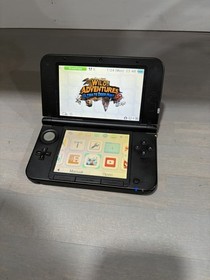 Nintendo 3DS XL Blue/Black with charger, SD card 8 games, tested works good.