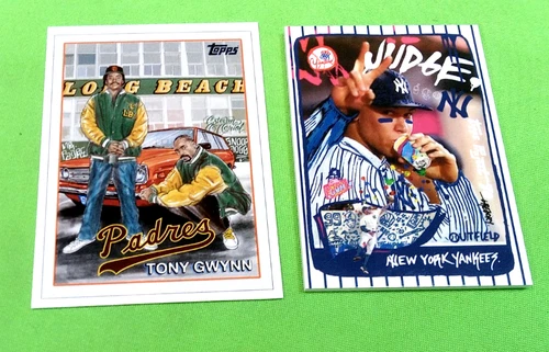 2021 TOPPS PROJECT 70 PRE PROOF BLANK BACK CARD STOCK SNOOP DOGG TONY GWYNN