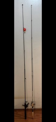 Vintage Mitchell Rapala Fishing Rod Reel Combo Lot 2 Rods 2 Reels Avocet II S500