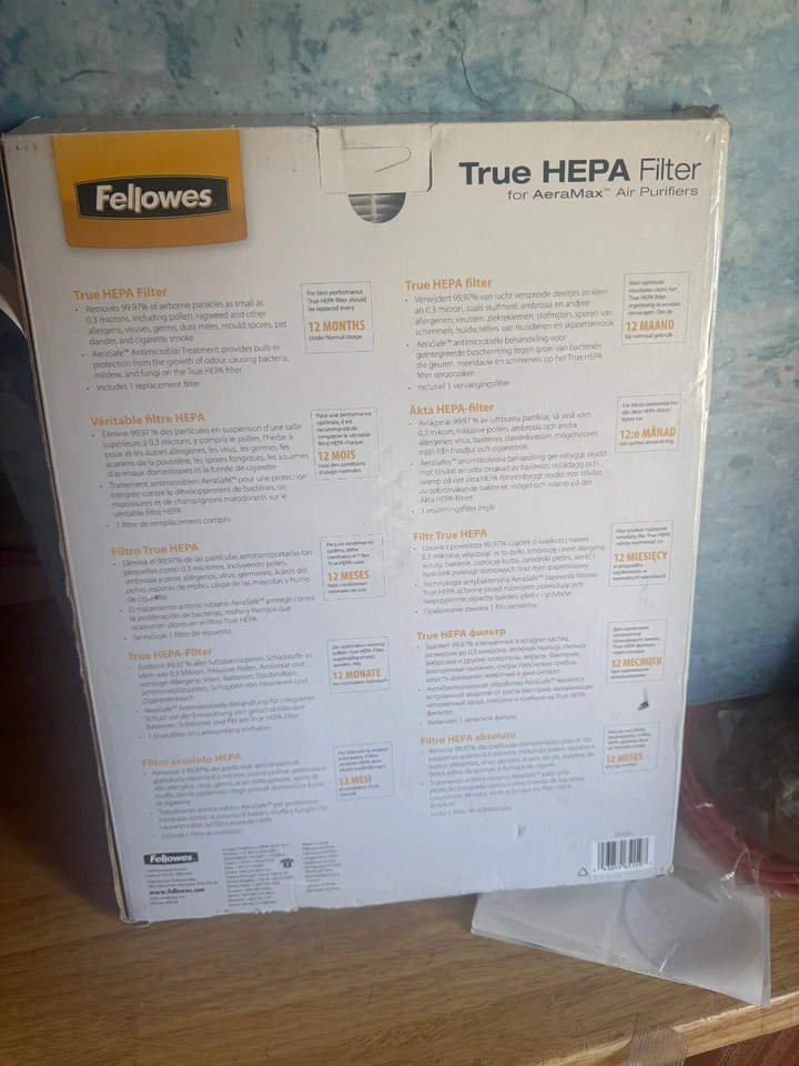 Fellowes 9287201 AeraMax True HEPA Filter for 290/300/DX95 Air Purifier - Image 2 of 3