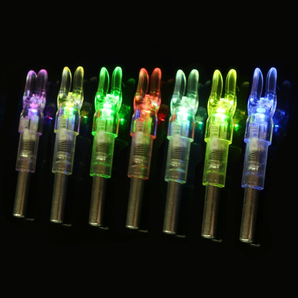 Archery Arrow Lights 6/12 Pc Automatic LED Lighted Nocks For Archery Arrows - 6.2mm Diameter, Bow Hunting 6.2mm Lighted Nocks - Foto 12