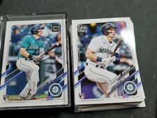 2021 Topps Update Jarred Kelenic RC and Debut Lot #US249 RC Mariners 83 Card Lot