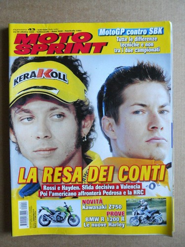 MOTORSPRINT Nr. 43 2006 [Q30] TEST KAWASAKI Z750 BMW R 1200 R NEU HARLEY