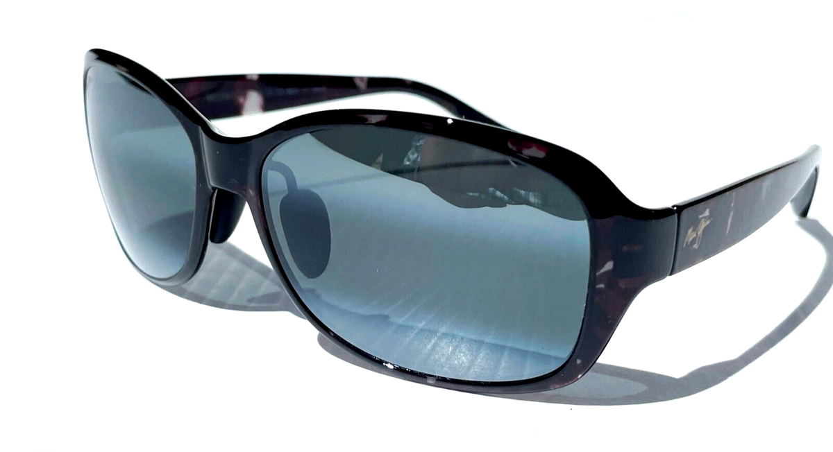 NEW Maui Jim KOKI BEACH Black Grey Tortoise POLARIZED Grey Lens