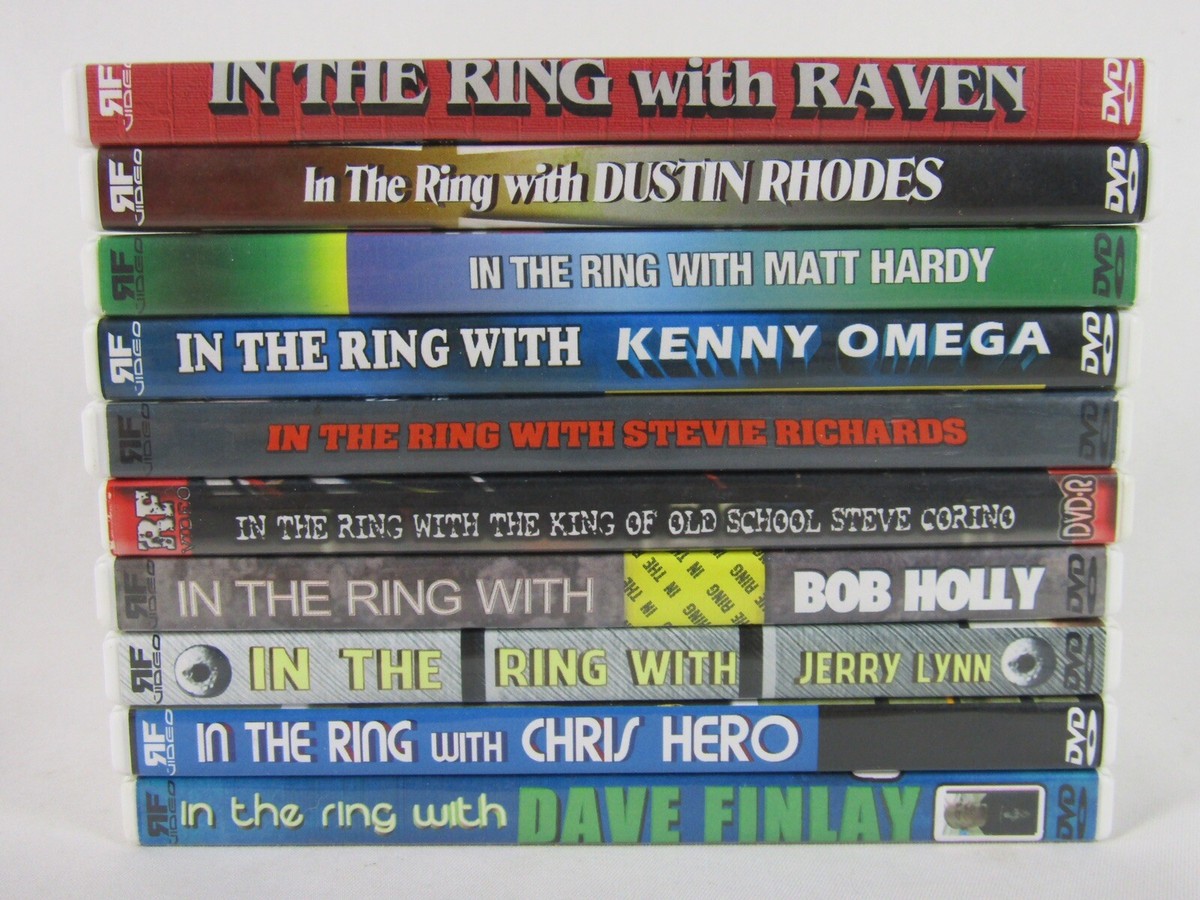 RF Video “In the Ring” DVD Lot (10)-Wrestling-Matt Hardy-Dustin