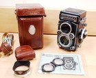 Rolleiflex 3,5F  Planar 3,5/75 mm  Zubehörpaket  Top Zustand