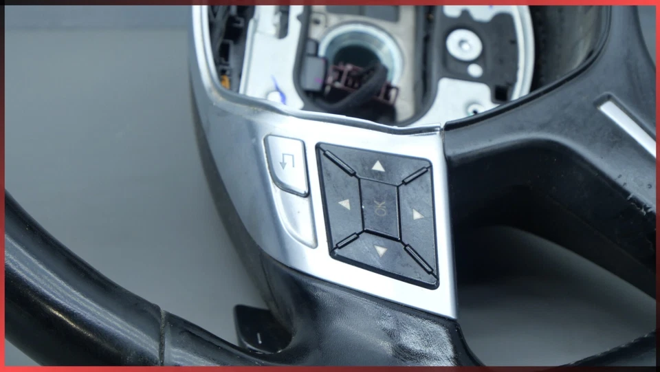 Volante conductor 12-16 Mercedes W166 ML350 GL450 con palancas de cambio negro Foto 4 de 4