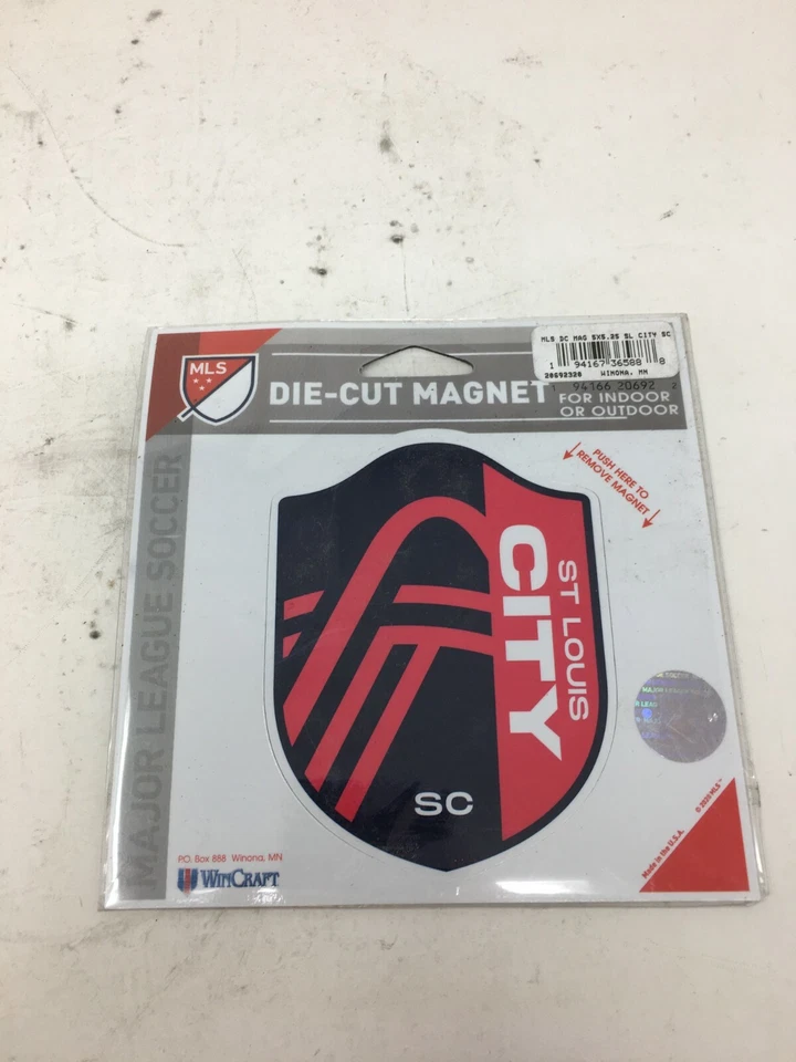 MLS Die-Cut St. Louis Missouri Soccer Team Car Magnet - Image 4 of 4