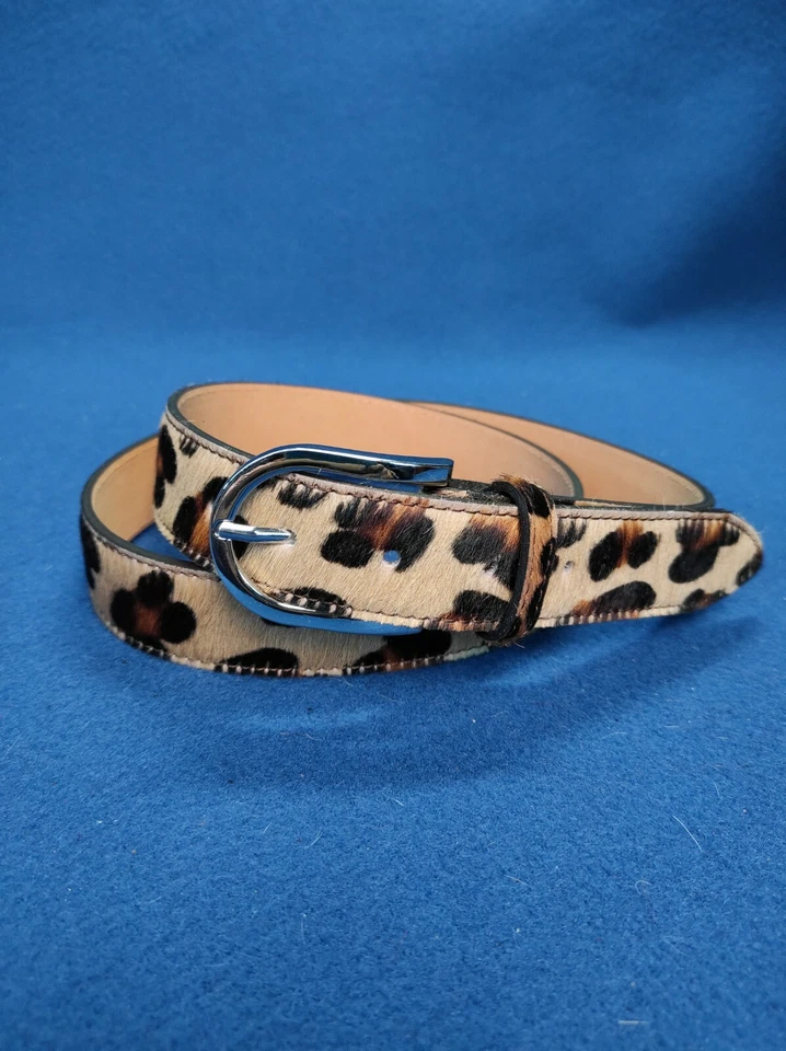 CINTURA DONNA VERA PELLE CAVALLINO MACULATO MADE IN ITALY - Immagine 2 di 4