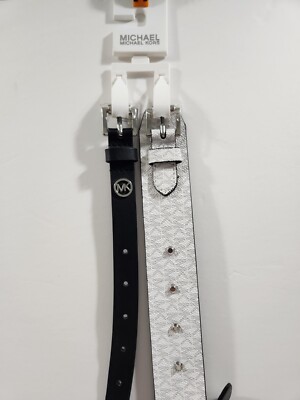 Michael Kors MK Logo Studded Belt NWT Michael Kors 1 main image 2