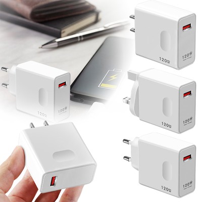 120W Super Fast USB Phone Charger Type C Wall Power Adapter For iPhone Samsung