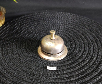 1930s Vintage Messing Calling Glocke Büro Tisch Desktop Dekor Sammlerstück ME183