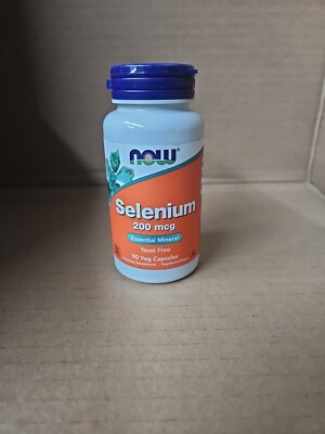 NOW Foods Selenium, 200 mcg, 90 Veg Capsules