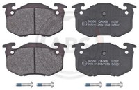 A.B.S. 36580 Bremsbelagsatz, Scheibenbremse Hinten FüR CitroËN Peugeot Renault