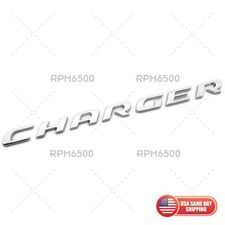 2015-2023 Dodge Charger Rear Trunk Decklid Chrome Nameplate Emblem New Mopar